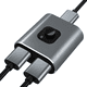 thumbnail image 1 of Conmutador HDMI 4K HDMI Splitter-Techole Conmutador HDMI bidireccional de aluminio 2 entradas 1 salida, no requiere alimentación externa, soporte 4K 3D HD 1080P para Xbox PS4 Roku HDTV Xemadio 2036074, 1 of 8