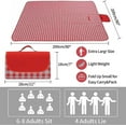 thumbnail image 2 of Esterilla de picnic plegable de moda, impermeable, extragrande, 200 x 200 cm, 2 of 5