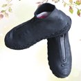 thumbnail image 3 of 1 par de fundas protectoras antideslizantes para zapatos, de silicona, impermeables, para botas de lluvia, talla XL, color negro, 3 of 6
