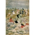 thumbnail image 2 of Prendergast, Maurice Brazil 18x24 White Modern Wood Framed Museum Art Print Titled - Low Tide Nantasket, 2 of 4
