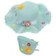thumbnail image 1 of Sombrero de paja para mujer con circunferencia de 56-58 cm, sombrero de verano con cinta floral, sombrero protector solar y conjunto de bolsa de paja, 1 of 5