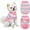 Pink-1, variant on Dog Sweater for Small & Medium Dogs, Cute Turtleneck Pullover Knitwear - Warm Winter Clothes for Bulldogs, Poodles, Yorkies, Chihuahuas & More
