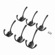 thumbnail image 1 of Vintage Wall-Mounted Coat Hooks Set of 6 with 12 Screws iNdEx, 1 of 5