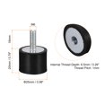 thumbnail image 2 of Rubber Mounts 4 Pack M6 Male/Female Vibration Isolator Shock Absorber D25mmxH20mm, 2 of 5