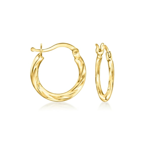 Pure Collection by Ross-Simons 14kt Yellow Gold Huggie Hoop Earrings, Women's, Adult