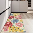 thumbnail image 4 of Pioneer Flower Floral Print Pattern Kitchen Rug Mat,Kitchen Runner Rugs Non Skid Washable,Decorative Kitchen Floor Mats for Kitchen,Sink,Laundry,17"X47", 4 of 5