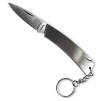 5.5 Inch Polished Stainless Steel Pocket Knife On Key Chain