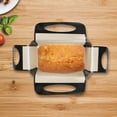 thumbnail image 2 of Shoreew 1/2/3Pcs Silicone Bread Baking Mat with Reinforced Handle Rings Non-Stick Loaf Pan Liner High Temp Resistant Sourdough Bread Sling, 2 of 6