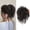Dark Brown, variant on Messy Bun Hair Piece,Synthetic Tousled updo Short Ponytail Faux Hair Scrunchie with Elastic Rubber Band Fake Hair Bun for Women
