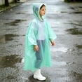 thumbnail image 6 of Mifsaly Kids Disposable Rain Poncho Boys Girls Oversized Waterproof Hooded Rain Coat Lightweight Hiking Outdoor Play Rain Jacket, 6 of 6