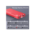 thumbnail image 2 of Power Bank Batería Portátil 10000mah 2.1a Carga Batería Portátil Con 2 Puerto Roja, 2 of 3