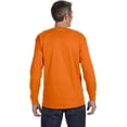 thumbnail image 3 of 5586 Hanes Men's ComfortSoft Long-Sleeve T-Shirt Safety Orange 3XL, 3 of 3