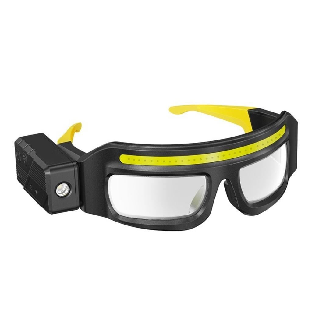 Osdhezcn Integrated Adjustable LED Headlamp Safety Glasses for Mechanical Repairs