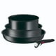 thumbnail image 1 of Juego de Sartenes T-fal Ingenio Black Stone L3999202 4 Piezas Apilables con Mango Removible Color Efecto Piedra Volcánica , 1 of 2