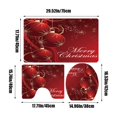 thumbnail image 4 of Cheapark 3-Piece Christmas Bathroom Mat Set - Non-Slip Bath Rugs, Shower & Toilet Cover, Soft Absorbent Flooring Accessories, Festive Home Decor, 4 of 6