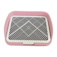 thumbnail image 1 of Inodoro de entrenamiento para perros, soporte para orina de perro, fácil limpieza, protege el suelo, almohadilla para cachorros Rosa, 1 of 10
