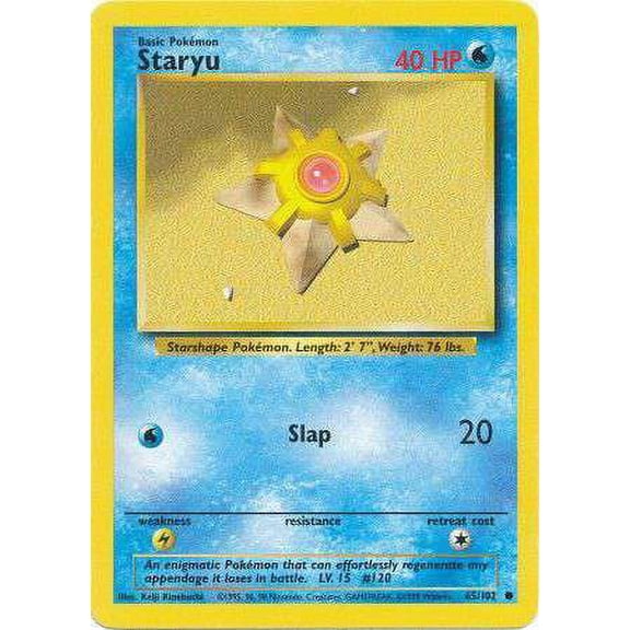 Pokemon Base Set Common Staryu #65