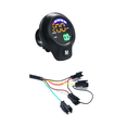 thumbnail image 2 of Ebike Throttle Bicycle Digital Display Easy to Install Good Compatibility Mileage Speed Measurement Voltage Display B, 2 of 5
