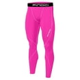 thumbnail image 6 of YOIAVAIOY Men's Sports Running Set long Sleeve Shirt Matching Leggings 2 Piece Yoga Sets Gym Workout Quick Dry Fitness Tracksuit Hot Pink XXXL, 6 of 9