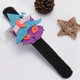 thumbnail image 3 of Clap Circles Slap Bracelet Halloween Wristband Kids Halloween Theme Felt Bracelets Kindergarten Costume Giftbag Stuffing, 3 of 3