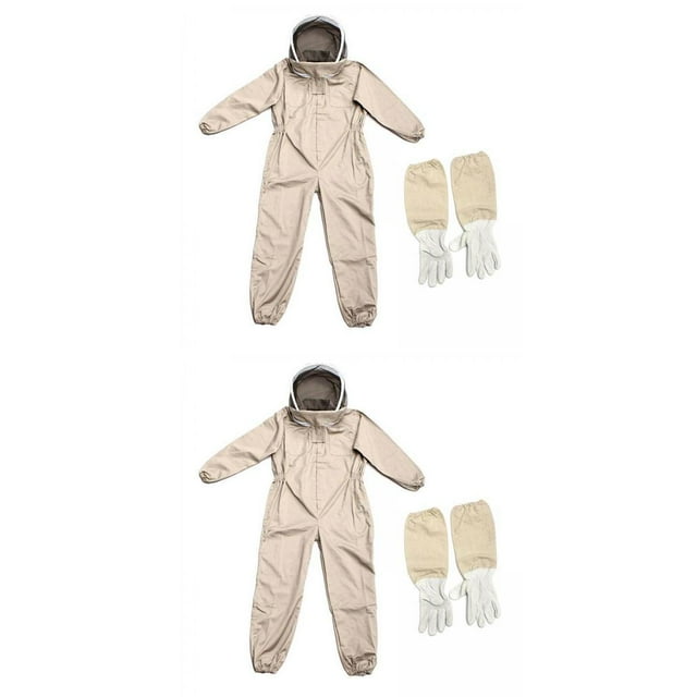 de cuerpo de profesion para adultos de 2 piezas de guante para apicultores Sunnimix traje de apicultor
