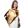 thumbnail image 4 of Elephant Elegant Chiffon Silk Scarf for Women - Lightweight Breathable Shawl Wrap in Size 70.86 x 28.7 inches, 4 of 6