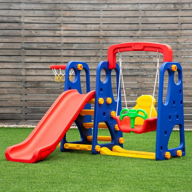 3 in 1 sales slide swing basketball