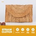 thumbnail image 4 of LOLIPPYY Clutch De Paja Para Mujer Con Y Materiales Premium, 4 of 8