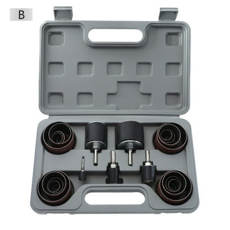 

Sanding Drum Kit for Woodworking Assorted Sleeves and Rubber Drum