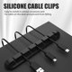 thumbnail image 3 of organizador de cables, gestión de cables, organizador de cables para el hogar/oficina/coche/teléfono/USB (para cables de menos de 5 mm/0,2 pulgadas), 3 of 5