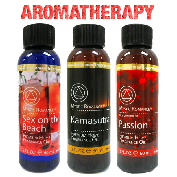 3 Premium Aromatherapy Fragrance Diffuser Oils Gift Set 60mL Air Purifier Scents