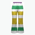 thumbnail image 5 of Womens Sweatpants Plus Size Printed Loose Fashion Casual Wide Leg Sweatpants Women Dark Purple M, 5 of 5