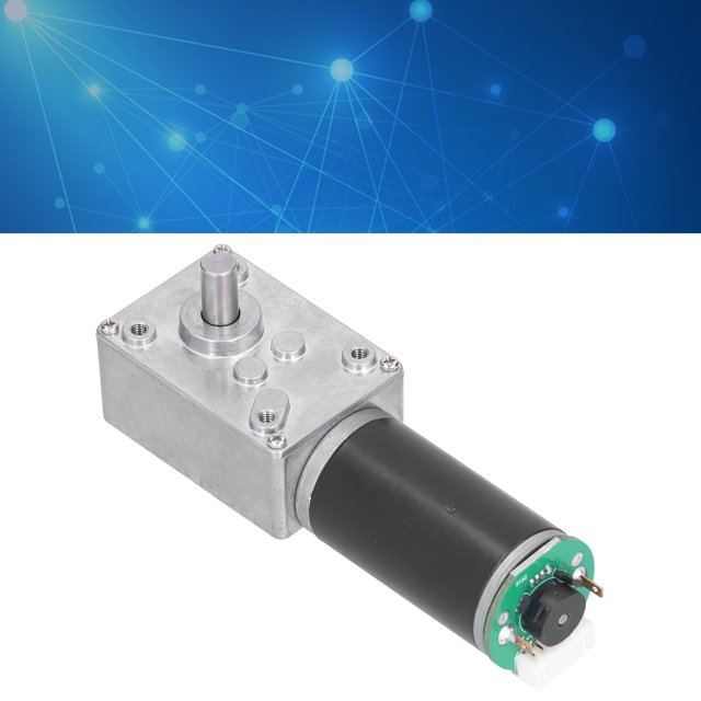 Motorreductor de tornillo sin fin con autobloqueo y reducción de velocidad de torsión alta, motorreductor de turbina con eje de 15 mm