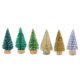 thumbnail image 3 of 12 Pieces Artificial Mini Christmas Tree Figurine Sisal Silk Cedar Mini Miniature Micro Landscape Home Room Table Top Decoration, 3 of 4