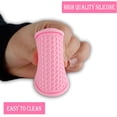 thumbnail image 5 of RV Posavasos para coche, 4 portavasos universales antideslizantes, posavasos con adornos integrados, accesorios para el interior del coche, color rosa oso de fresa Electrónica, 5 of 5