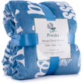 thumbnail image 4 of Faith Hope Love Blanket for Mom, Grandma, Inspirational Christian Gifts for Women Men, Gives Comfort, Strength and Warm Hug (Sherpa Fleece, Coral Blue), 4 of 6