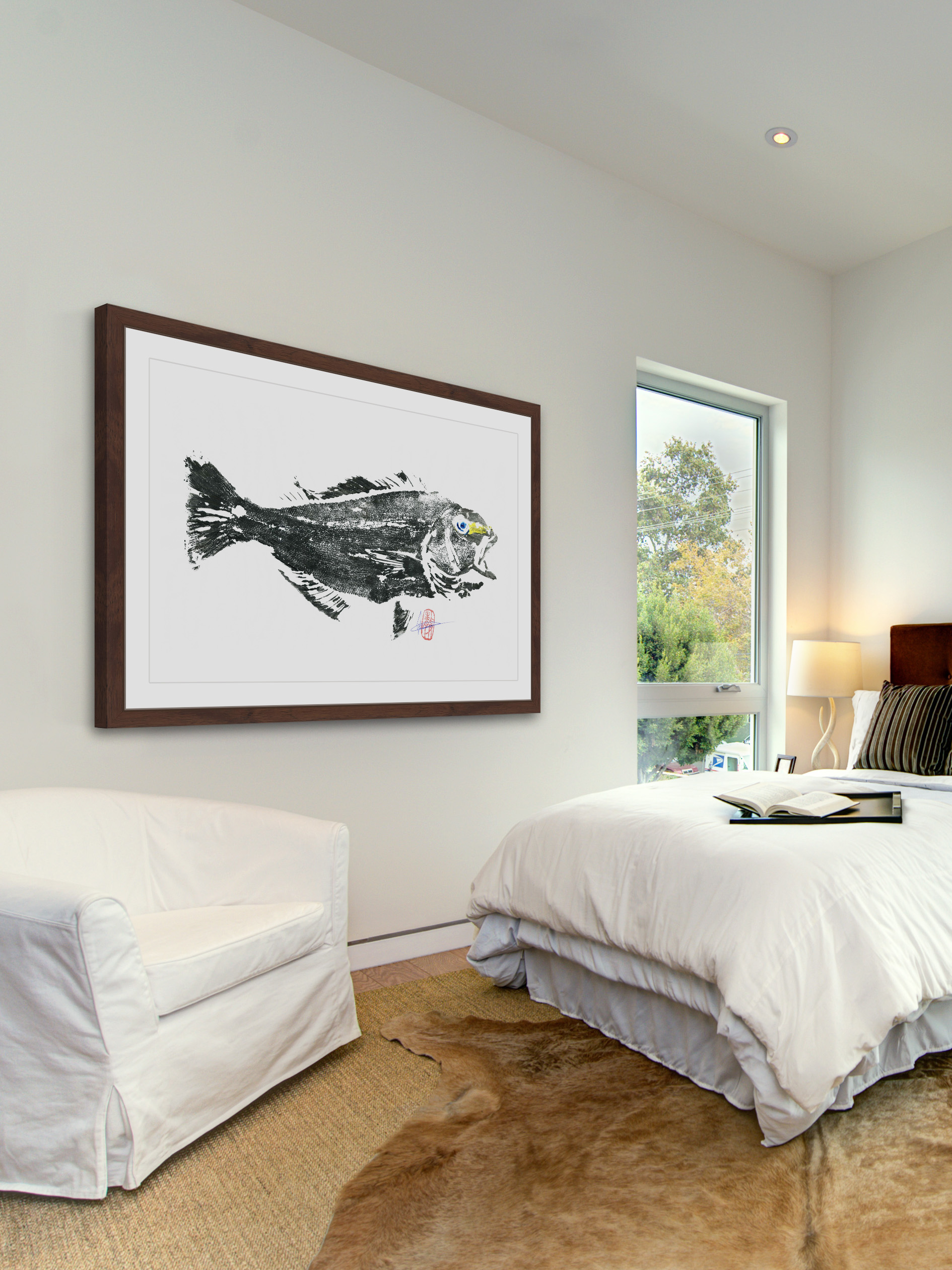 "Trevally Jack" Framed Painting Print