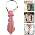 thumbnail image 5 of KAKOWELY Corbata del Día de la Independencia Corbata para niños Corbata decorativa Corbata para fiestas y festivales, 5 of 5