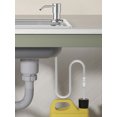 thumbnail image 4 of Muyoka Dispensador de jabón integrado para fregadero de cocina con tubo de extensión de silicona Dispensador de loción de manos duradero Cabezal de bomba de acero inoxidable de níquel cepillado direct Muyoka Hogar, 4 of 7