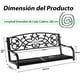 thumbnail image 3 of Costway Columpio de Metal para Pórtico y Patio Banco Colgando de Exterior para 2 Personas con Cadenas Resistentes para Jardín Fácil de Montar Negro, 3 of 10