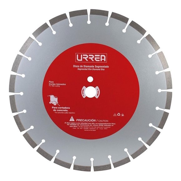 Disco Diamante Segmentado Urrea 14 Con Centro De 1 DDIS14