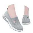 thumbnail image 3 of Chaussures Décontractées pour Femmes Mode Compensées Chaussures Décontractées pour Femmes Chaussures d'Été Sportives Chaussures Plates Décontractées pour Femmes à Enfiler Chaussures Décontractées pour Femmes à Moins de 20 Bas Sans Maille Creuse, 3 of 6