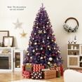 thumbnail image 2 of Gymax 7.5 FT Pre-Lit Tinsel Christmas Tree Artificial Xmas Tree w/ 1300 Lush Branch Tips, 2 of 10