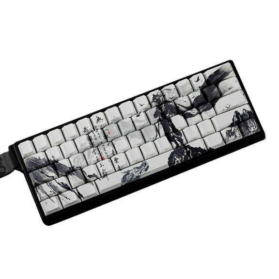 The legends of chusen PBT Side Print Keycap For 61/64/68 ANSI ISOs Mechanical Keyboards