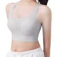 thumbnail image 2 of Girls Bras No Underwire Bra for Girls Girls Underwear Crop Top Bra Seamless Sports Bra Training Lightweight Camisole Style for and Kids, 2 of 5