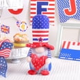 thumbnail image 3 of Independence Day Gnome Figurine - Patriotic Collectible for Home Tabletop Decor, Holiday Party Displays, Indoor Outdoor Use, Shelf Accents, and American National Festival Embellishments, 10*4in, C, 3 of 5