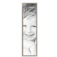 thumbnail image 2 of ArtToFrames 10" x 37" Silver Square with Beads Picture Frame, 10x37 inch Silver Wood Poster Frame (WOM-5286), Pack, 2 of 8