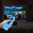 thumbnail image 6 of CaseBot Remote Case for Roku Voice, Roku Express 4K+ 2021, Ultra LT Enhanced Voice, Express 3930, Premiere+ 3921, Streaming Stick+ Remote, Honey Comb Anti Slip Shockproof Silicone Cover, Sky Blue-Glow, 6 of 8