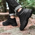 thumbnail image 6 of LASUDRAA Mens Ankle-High Hiking Boots Breathable High-Top Outdoor Shoes for Trekking Trails, Camping & Travel, 6 of 9