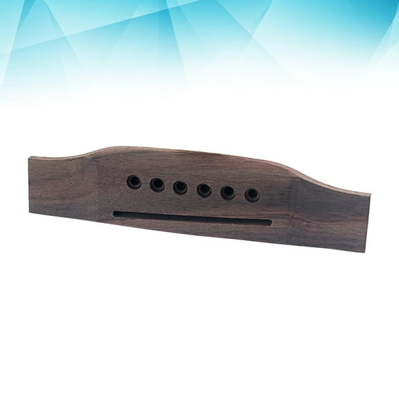 BEADCEST Acoustic Guitar Bridge 28mm Width 1 Piece for Guitar Performance Rosewood